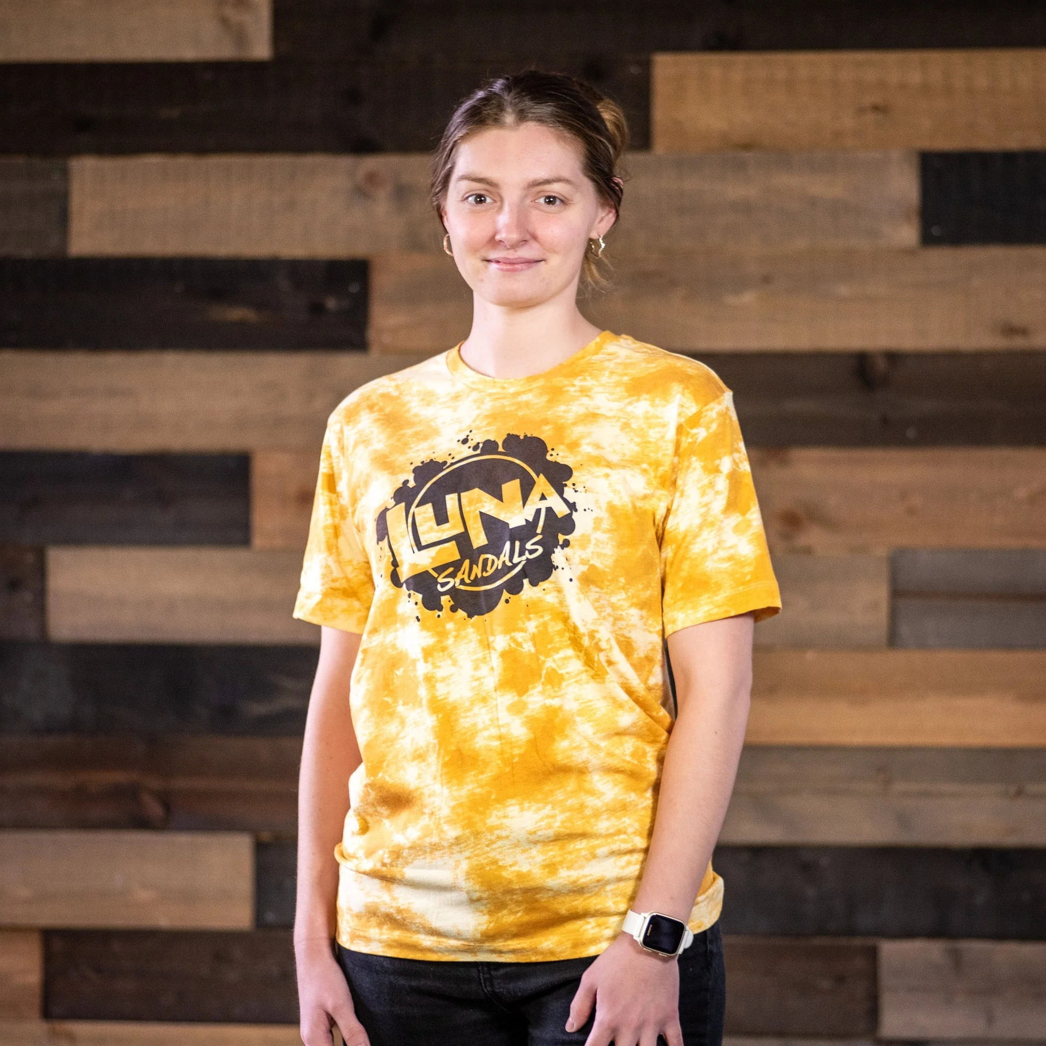 "RUN FREE" LUNA SPLASH TIE-DYE TEE T-SHIRT - Image 4