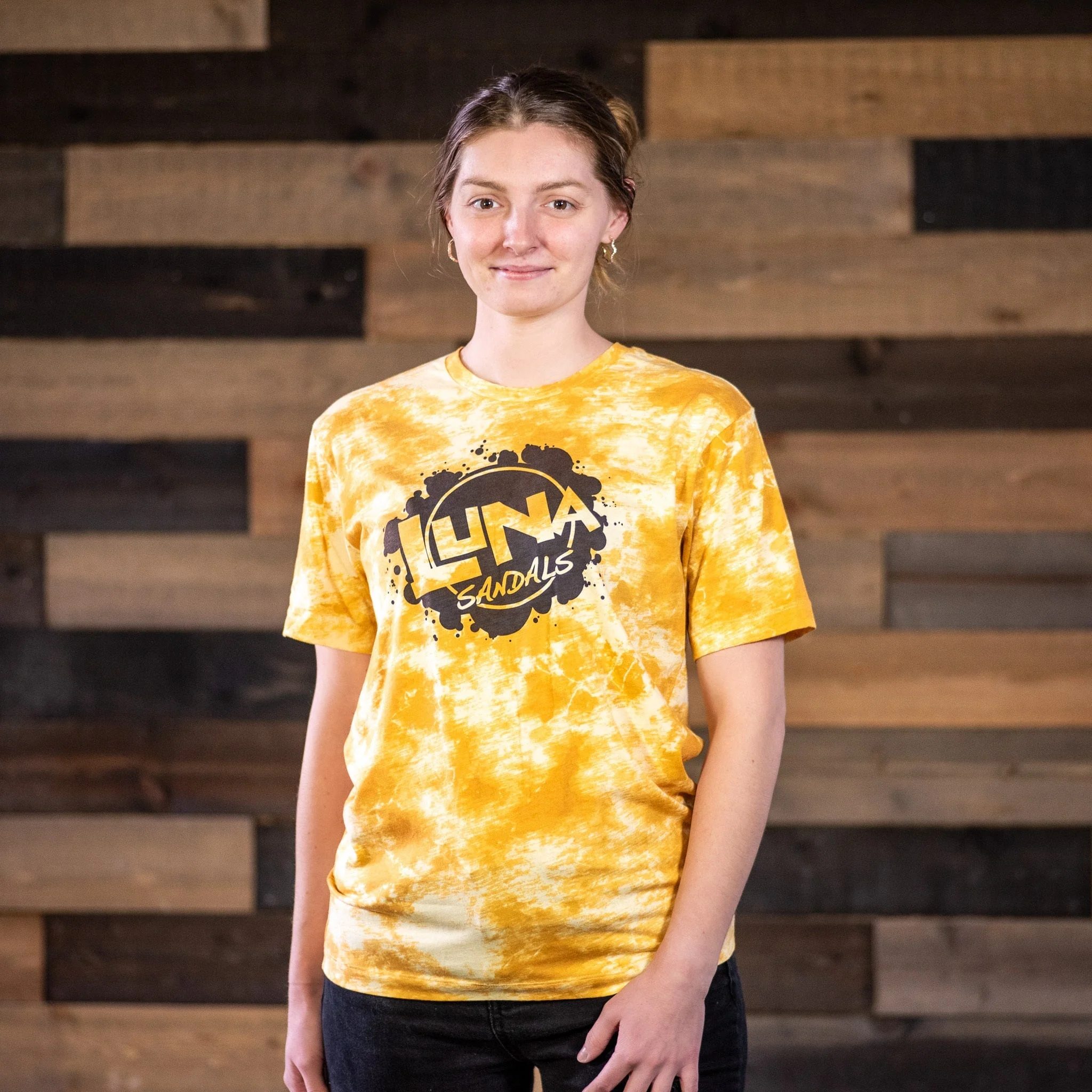 "RUN FREE" LUNA SPLASH TIE-DYE TEE T-SHIRT - Image 6