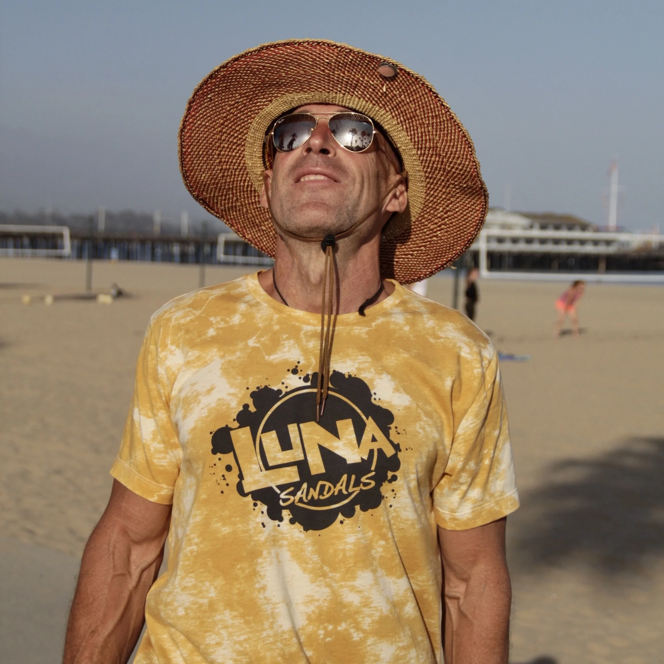 "RUN FREE" LUNA SPLASH TIE-DYE TEE T-SHIRT - Image 7