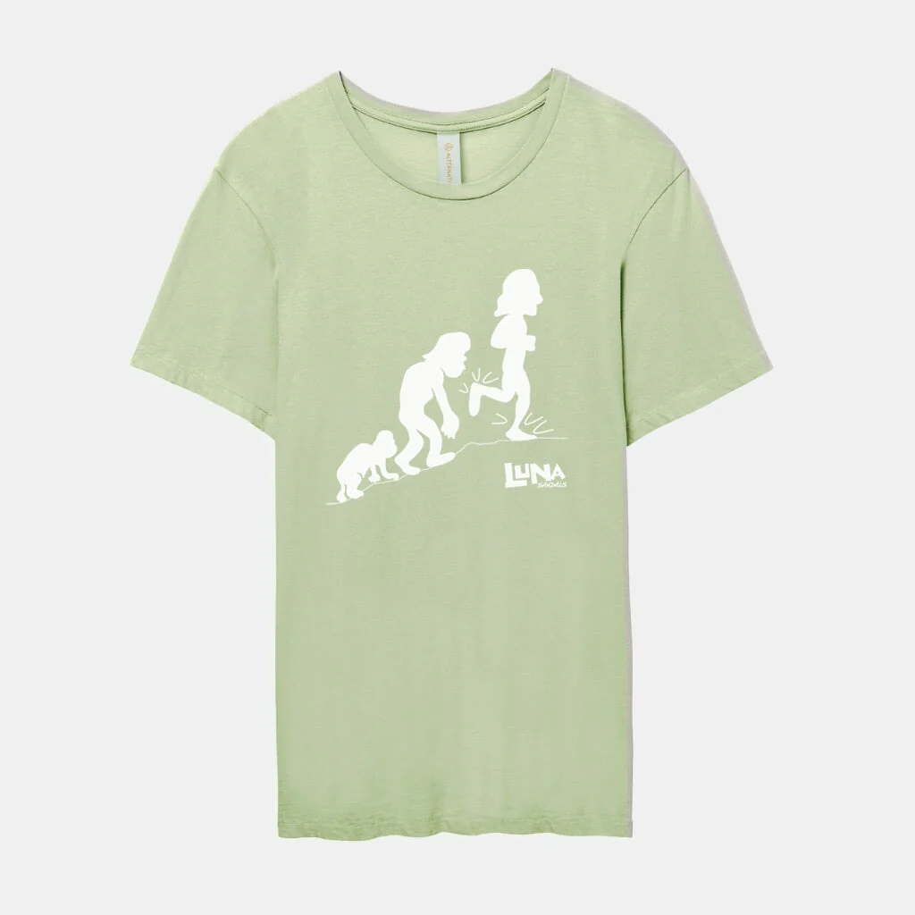 EVOLUTION MAN "RUN LIKE A HUMAN" ORGANIC COTTON SHIRT - Image 3